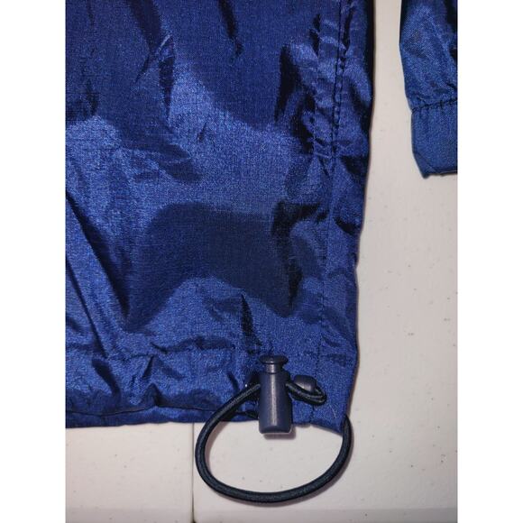 Vintage Old Navy Spell Out Anorak Style Jacket Men’s S Nylon Windbreaker Hooded - Picture 10 of 16